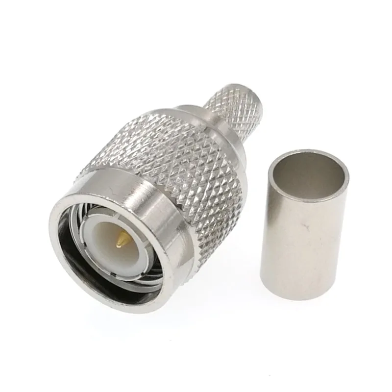 10 шт. обжимной разъем TNC для разъема типа папа RF LMR240 RG8X мама мама|connector crimp|connector