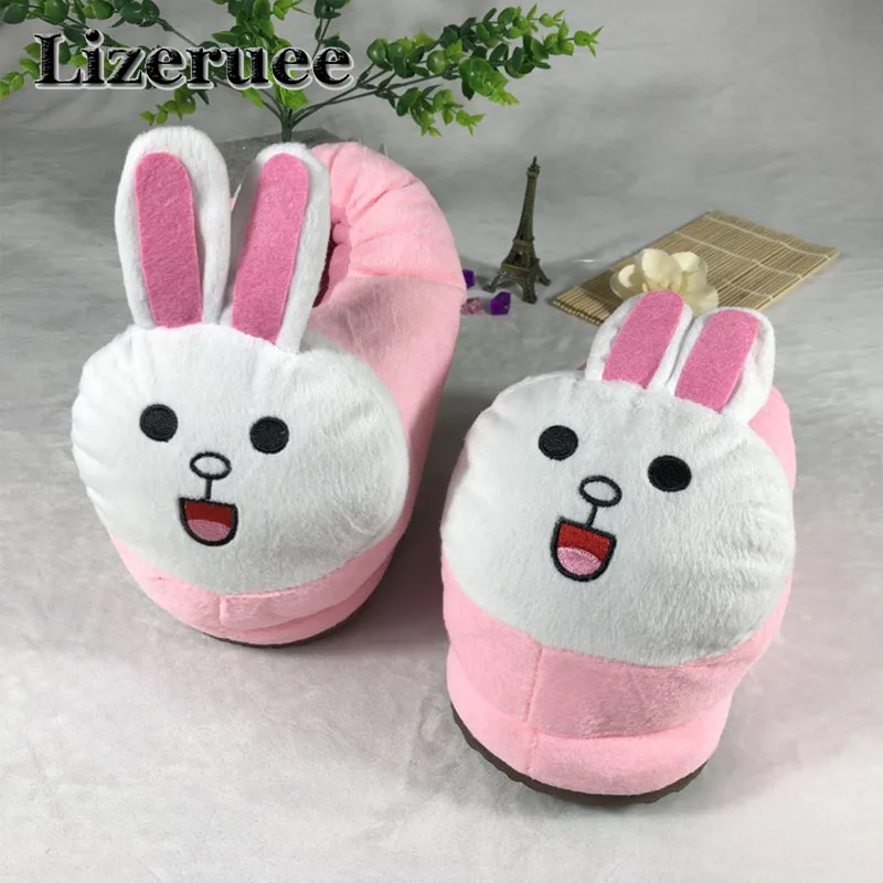 Зимние очень забавные тапочки с животными для мужчин и женщин теплые домашние