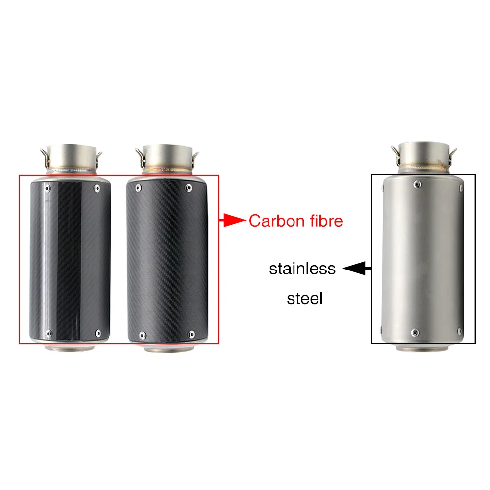 Универсальный глушитель выхлопной трубы ZSDTRP 60 мм для мотоцикла GP Escape Motorcross Scooter SC