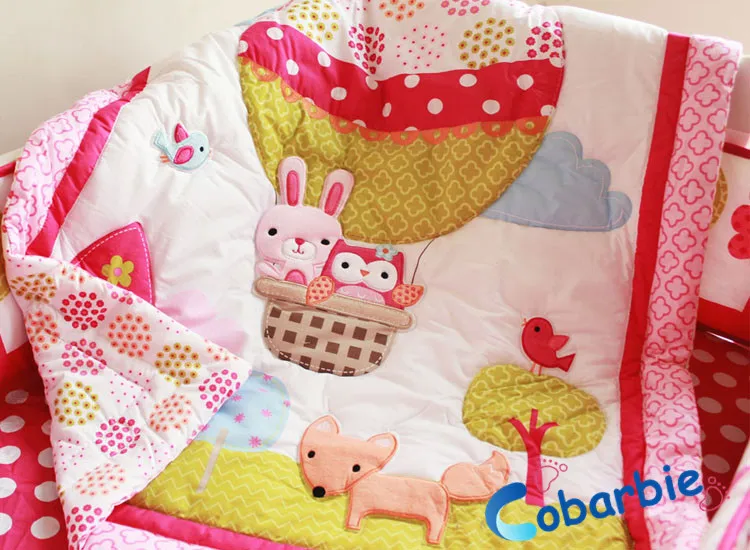 Комплект постельного белья для новорожденных девочек комплект детской кроватки
