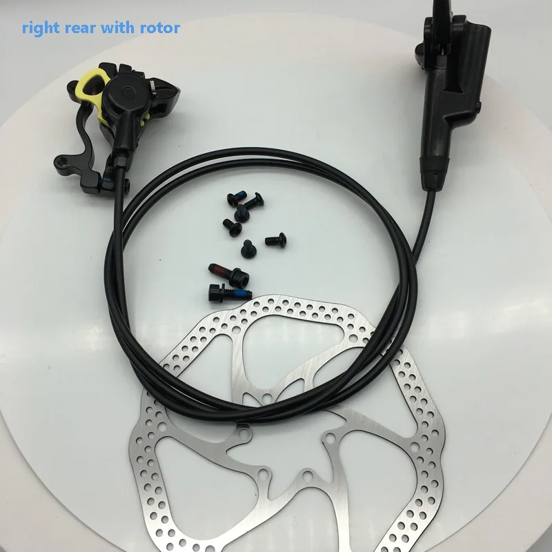 Black rear w rotor Zoom HB-875 тормоз велосипедный велосипед mtb Гидравлический дисковый тормоз горный велосипед тормоз лучше, чем M395 M447 левый передний правый задний - Цвет: Black rear w rotor