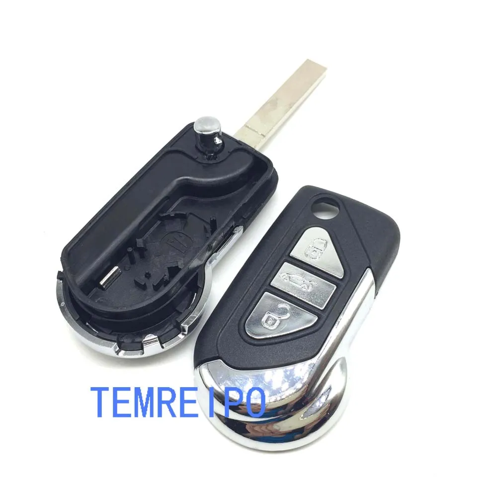 Сменный ключ для автомобиля VA2 Blade DS 3 кнопки Peugeot 107 207 307 308 407 408|blanks for keys|blank car keysblank