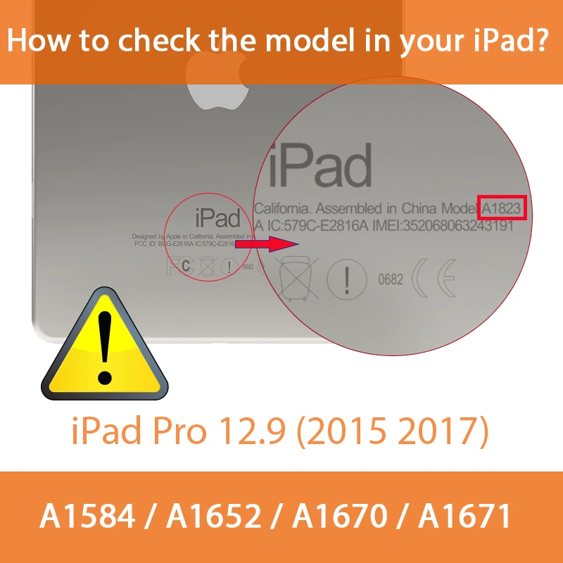 Умный чехол для iPad Pro 12 9 2017 2015 ультратонкий Интеллектуальный из искусственной