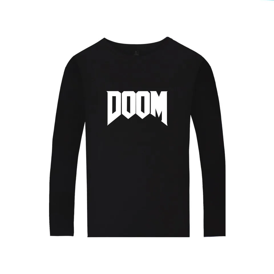 Футболка Мужская/Женская Повседневная с длинным рукавом и принтом DOOM DILLA |