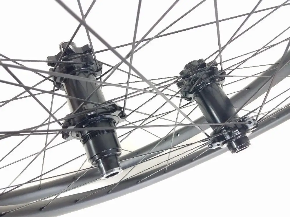 29er 650B Углеродные BOOST колеса 30 мм x прямой pull бескамерный громкий колесная 15X110 12X148