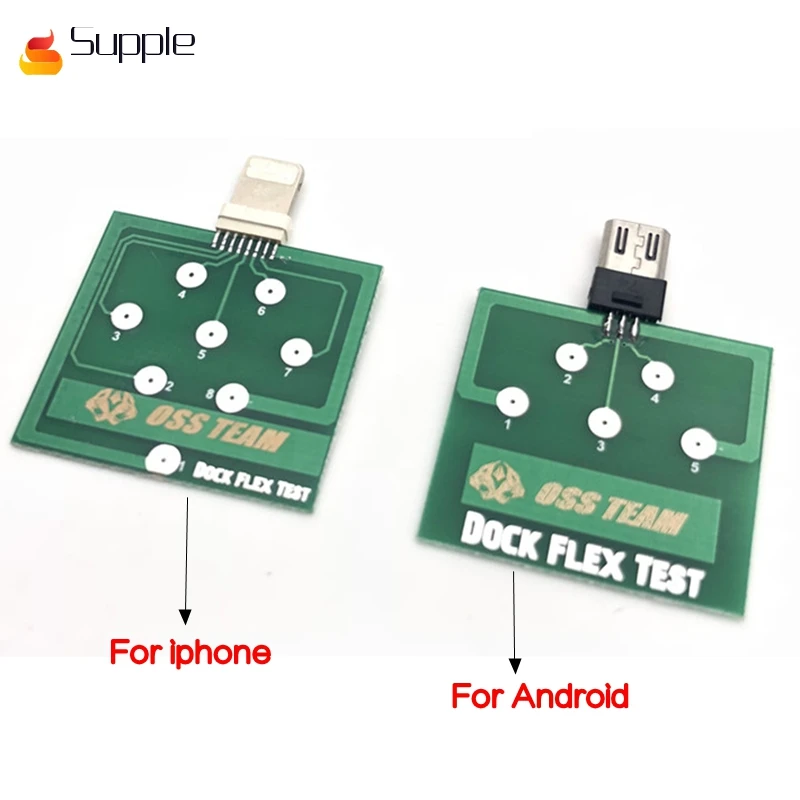 Мягкая микро usb 5 Pin PCB тестовая плата для iPhone 6 6S 7 Plus зарядное устройство зарядная