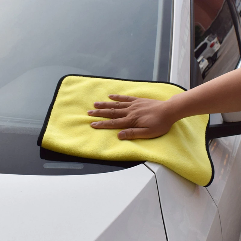 Car Polishing Washing Towels Plush Microfiber Cleaning Towel Auto Cloth Detailing Wash Drying | Автомобили и мотоциклы