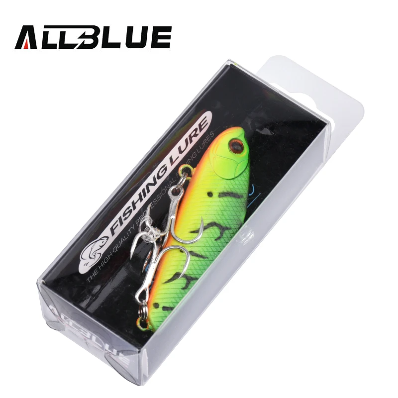 ALLBLUE мини продается опускается на дно Рыболовная Приманка VIB безгубого Crankbait 55 мм