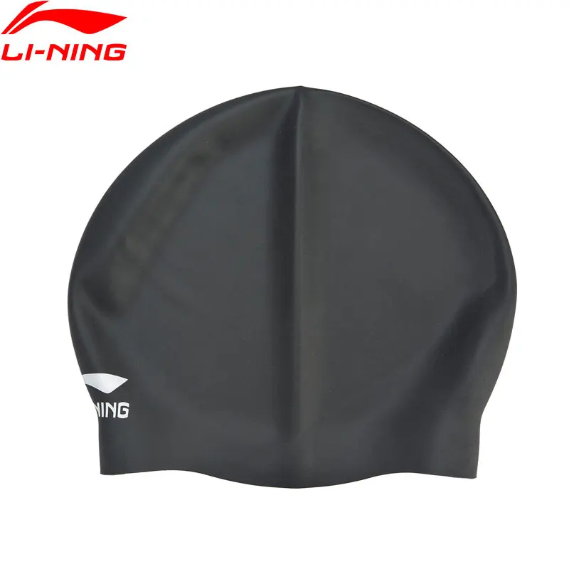 Li Ning унисекс профессиональные плавательные кепки 56 60 см силиконовые