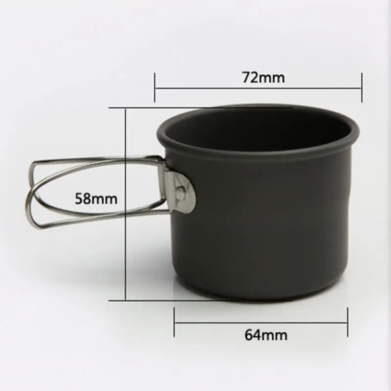 Новое поступление 2018 уличная Складная чашка из алюминиевого сплава портативная