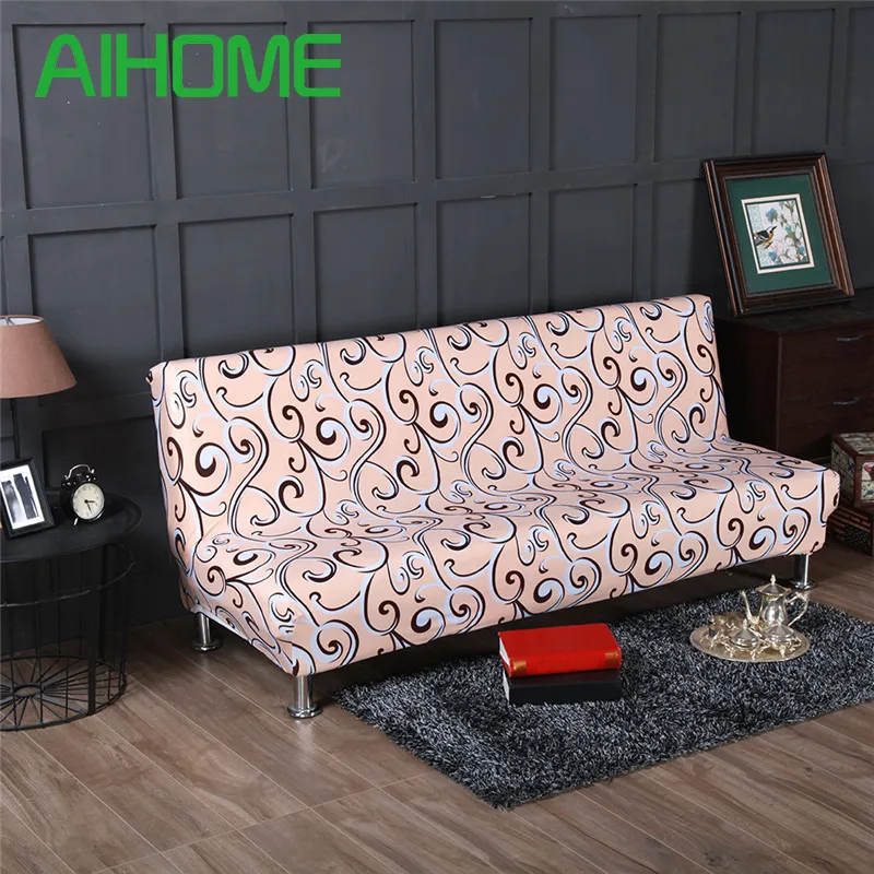 Flocking Foldable Sanding Sofa Bed Cover without Armrest Towel Universal All Covered Pillow Case For Dinning Room 165 195cm| |