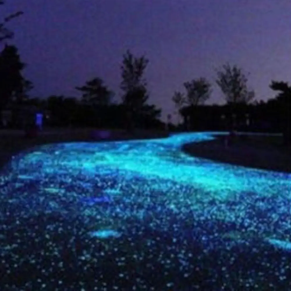 10 шт. светится в темноте садовые камни свечения камней для дорожек дорожки сада