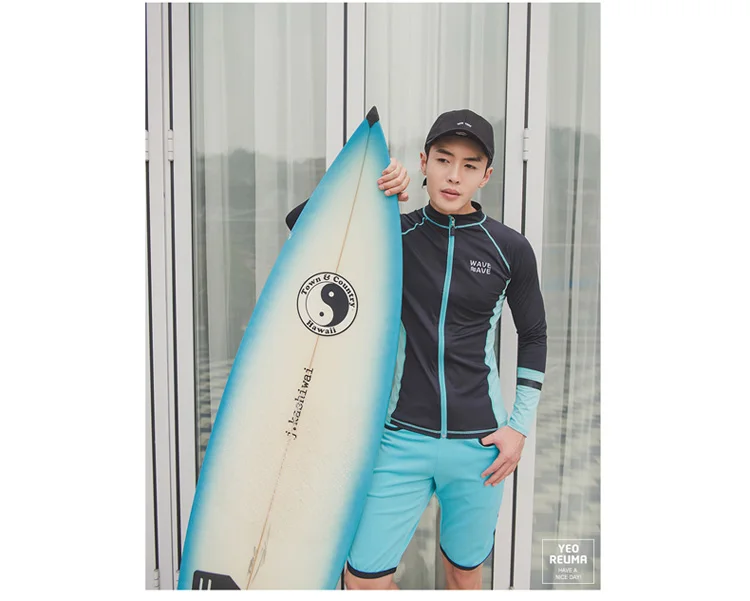 Rash guards парный костюм для серфинга Женский 5 шт. Мужской 3 шт. Длинные рукава и брюки шорты для влюбленных купальники