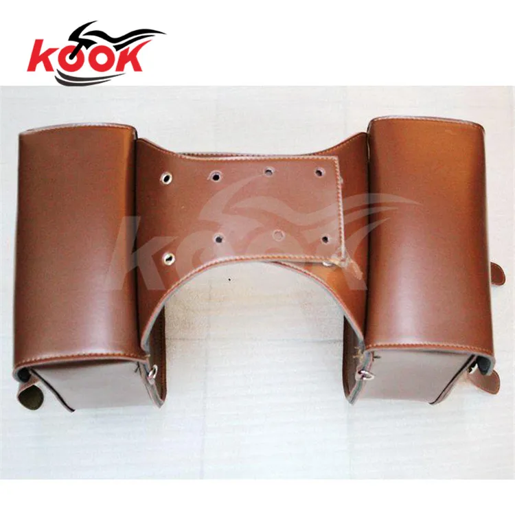 Коричневые мотоциклетные седельные сумки высокого качества чемодан из