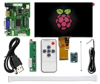 lcd with touchscreen digitizer for raspberry pi display screen monitor driver control board 2av hdmi compatible vga