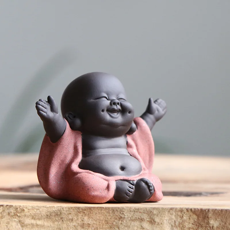 Китайский стиль чай домашнее животное ручной работы фиолетовая глина большой