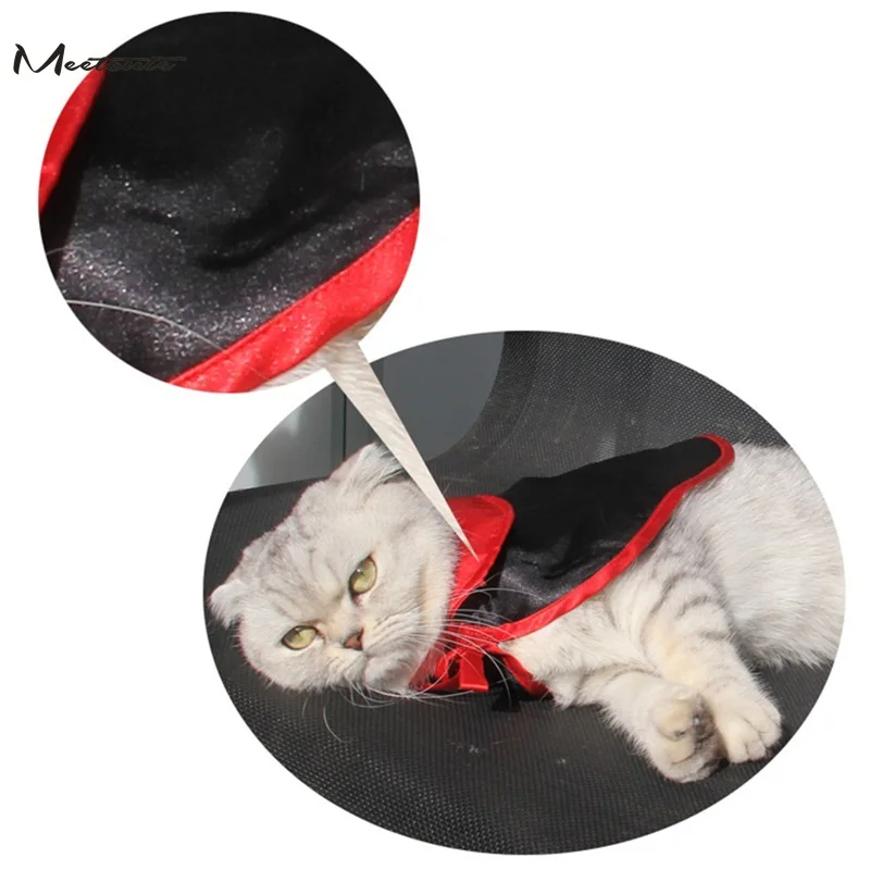 Meetcute Pet Puppy Coplay костюм вампира Хэллоуин плащ комбинезон наряды Забавный модный