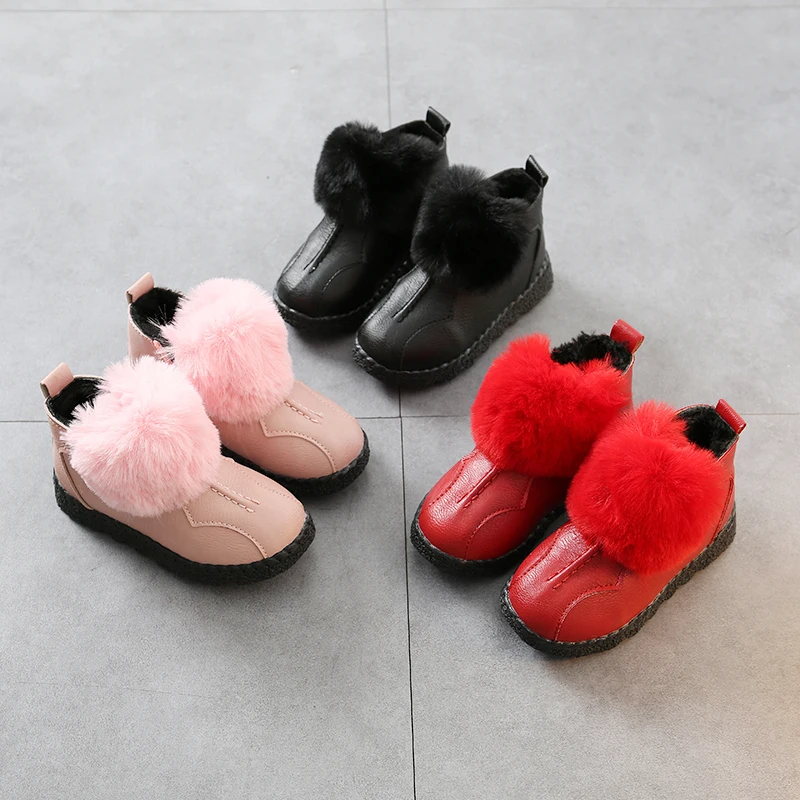 Keyitodo Детские снежные сапоги 2018 зима новые милые футболки для девочек