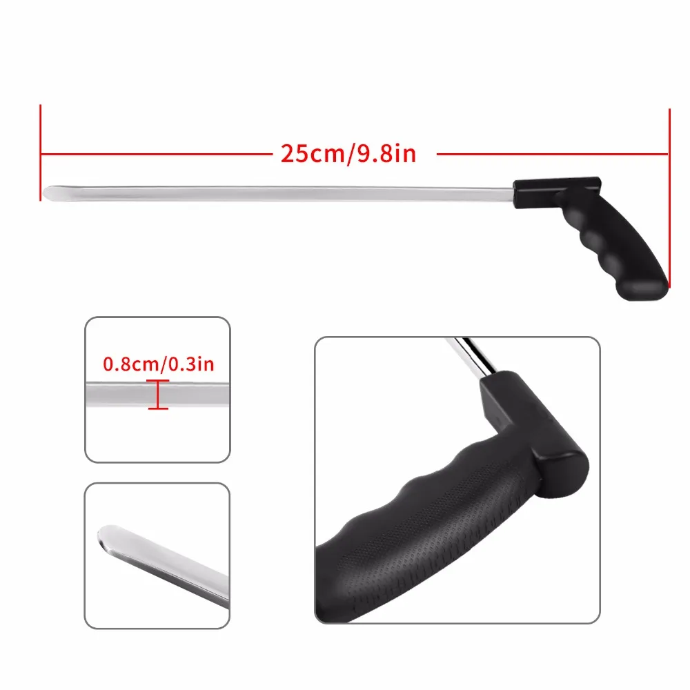 barato PDR Paintless Reparação Dent Ferramenta Crowbar Hastes De Ganchos Para O Carro Reparação Abertura Kit Ferramenta De Remoção De Dente Para Uso Profissional
