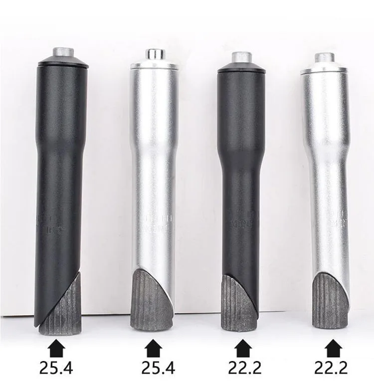 25.4 silver FMF велосипед расширитель Riser stehandle вилка алюминиевый сплав велосипед MTB Rise Up адаптер высокого качества - Цвет: 25.4 silver