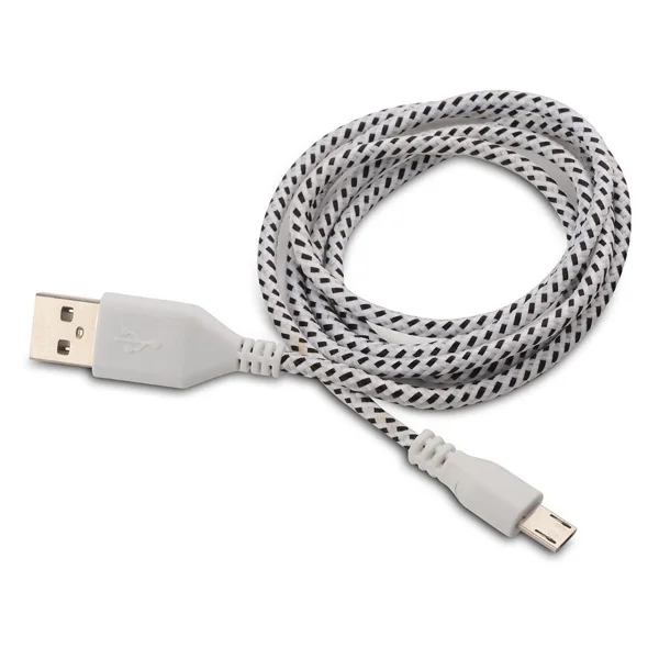 1 м Плетеный тканевый мини USB кабель для передачи данных и синхронизации