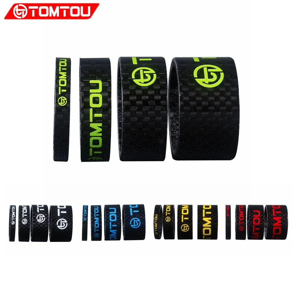 Велосипедные Распорки TOMTOU Gloss 3K из углеродного волокна 4 шт./компл. 1 1/8 дюйма