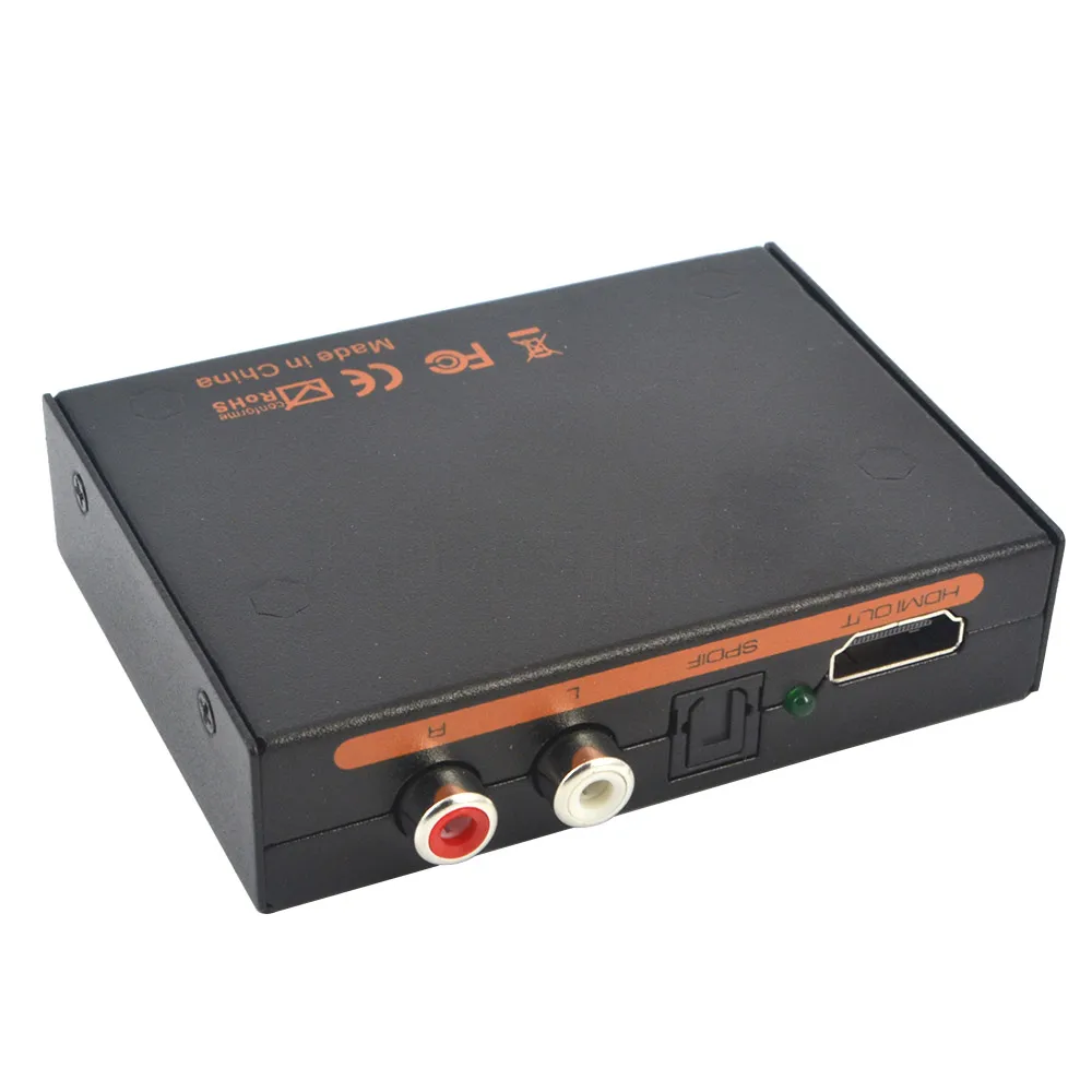 Kebidu HDMI совместимый с Совместимый оптический SPDIF Поддержка порта 5 1 + RCA L/R аудио