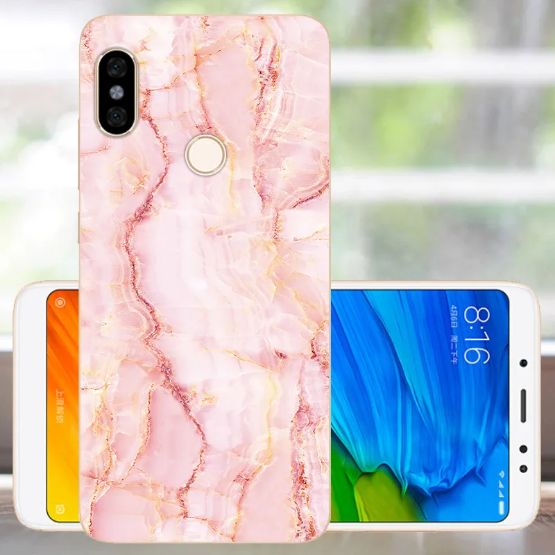 Мягкий силиконовый чехол из ТПУ для Xiaomi Redmi Note 6 Pro бампер с рисунком redmi 6Pro