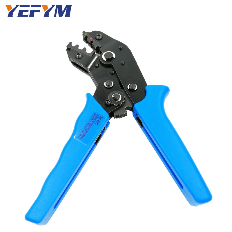 YEFYM SN-02C обжимные плоскогубцы Емкость 0,25-мм2 14-24AWG Европейский стиль зажим саморегулирующиеся ручные инструменты