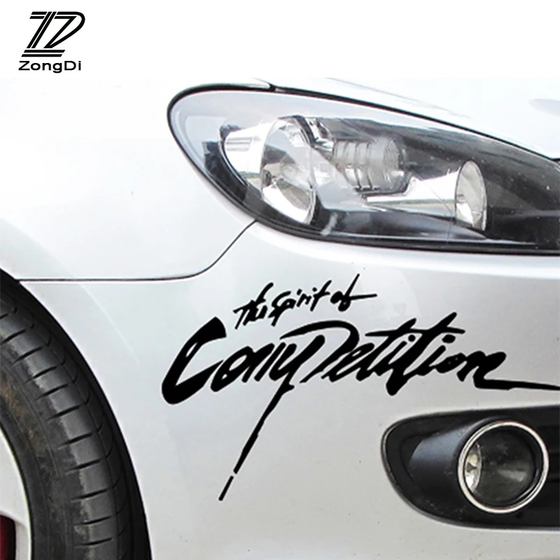 ZD стикер для стайлинга автомобиля Spirition of Competition Audi A4 B6 B8 VW Passat B5 B7 Skoda Octavia A7 A5 Renault