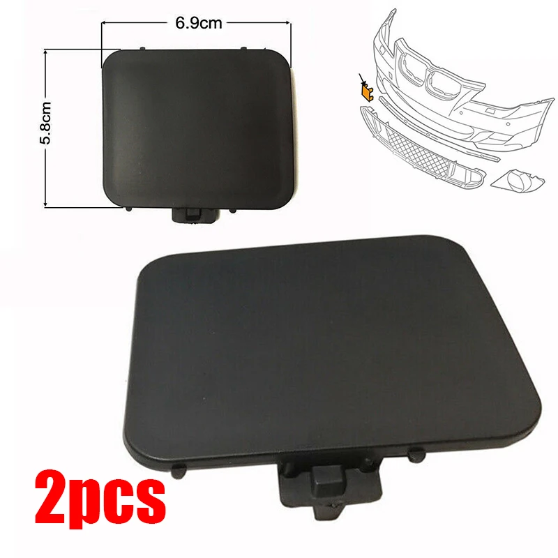 Передний бампер буксировочный крюк чехол для BMW E60 5 серии 2003 2010 M Спортивная