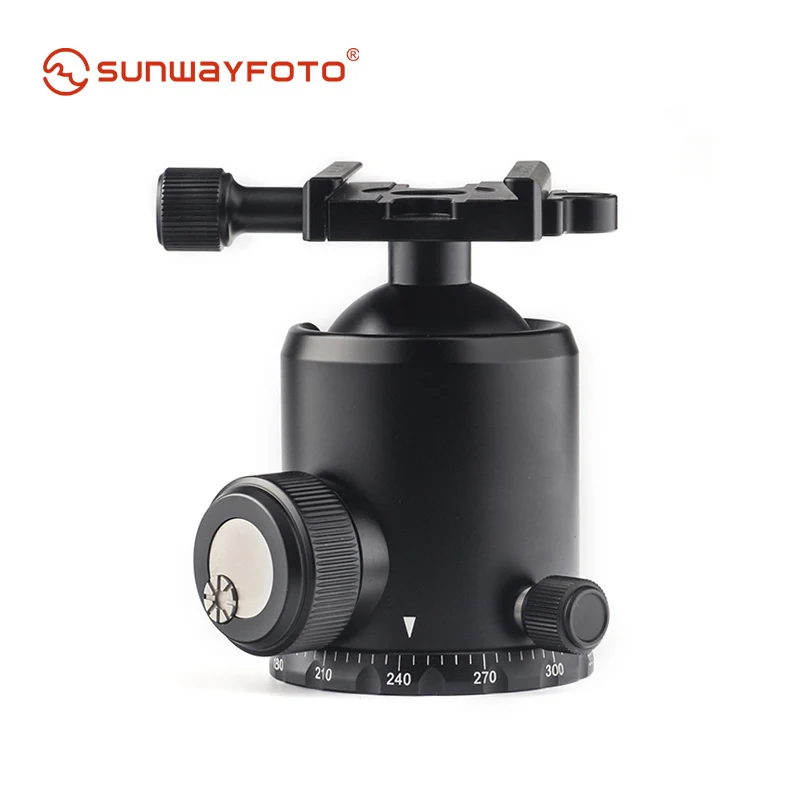 SUNWAYFOTO FB-52 штатив с шаровой головкой панорамная головка для DSLR камеры с быстросъемной пластиной и алюминиевой панорамной головкой штатива