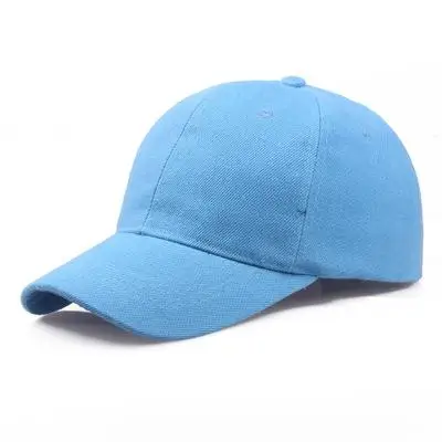 Бренд COKK, одноцветная бейсболка, женская, мужская Кепка, Snapback, шапки для женщин, папа, шапка, женская, черная, мужская, дешевая, Gorras, повседневная - Цвет: Sky Blue