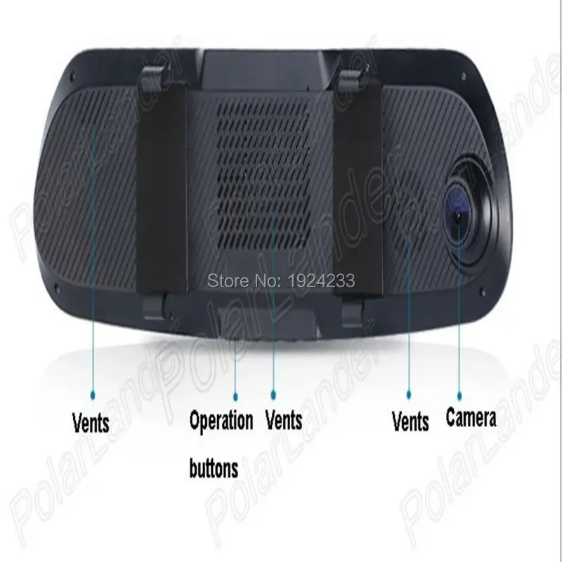 Full HD 5 0 дюймов 2015 брендовая автомобильная камера Android GPS WiFi FM парковочное зеркало