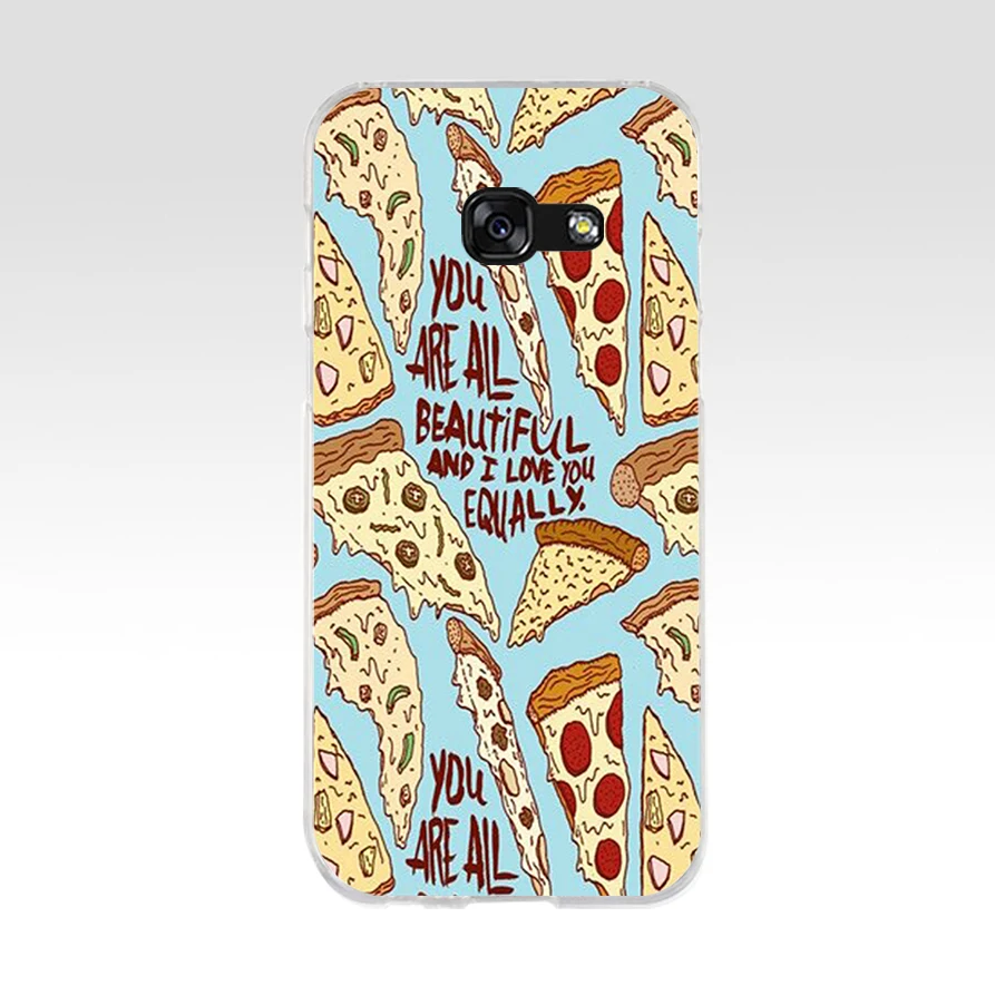 10AQ Pizza Is Life Мягкий Силиконовый ТПУ чехол для телефона Samsung galaxy a3 a5 2016 2017 a6 A8 2018 |