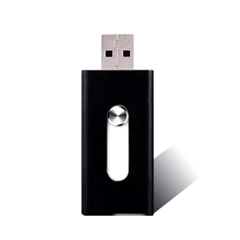 OTG USB флэш накопитель для iPhone X/8/7/7 Plus/6/6s/5/SE металлическая Флешка ipad карта памяти