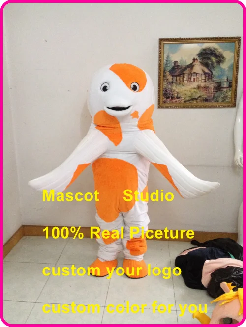 Костюм-талисман карпа в виде рыбы кои индивидуальный маскарадный костюм