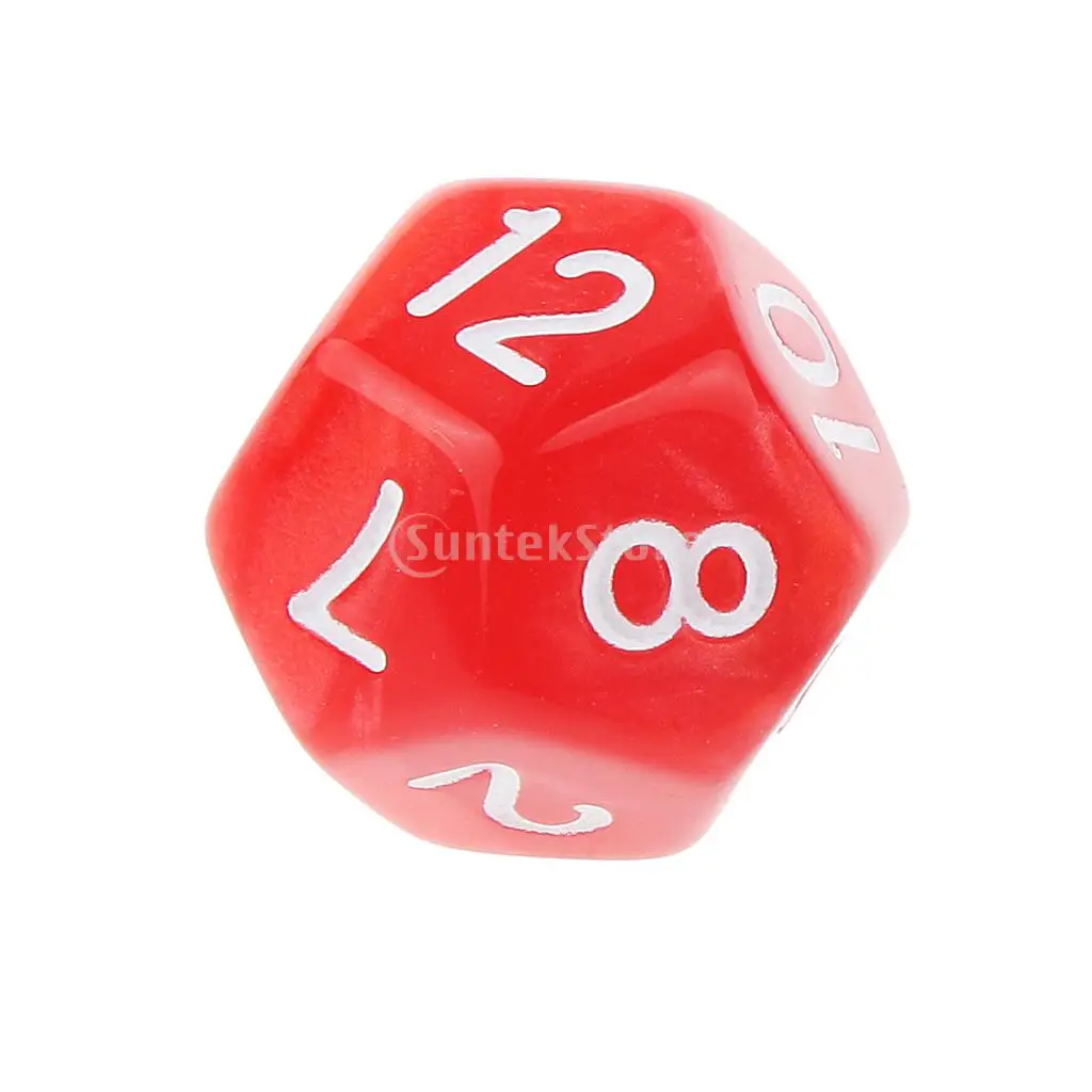 Magiидеально 10 шт. двухсторонние кубики D6 D10 D12 игральные D & RPG Вечерние игры