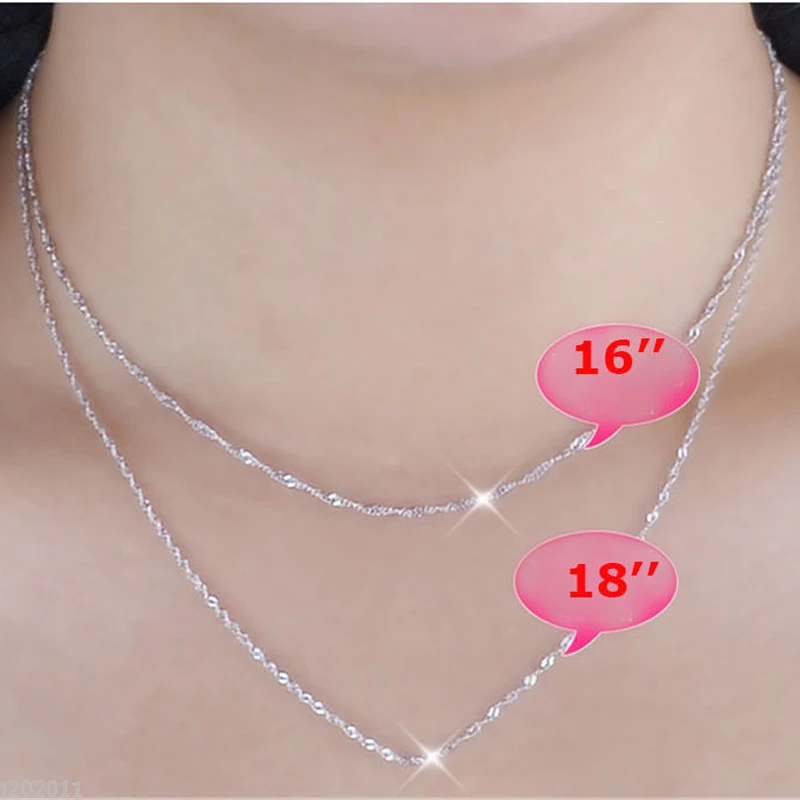 Оптовая продажа 1 шт цепочка 9 стиль волна воды ожерелье для женщин DIY браслет