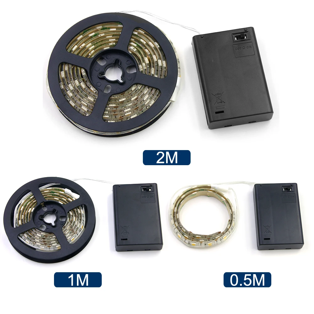 50 см 1м 2м автомобиль светодиодные полосы света высокой мощности 3528 SMD DRL лампа