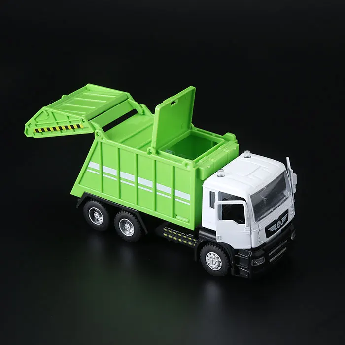 Детские игрушки для игр модель автомобиля сплав мусоровоз инженерные