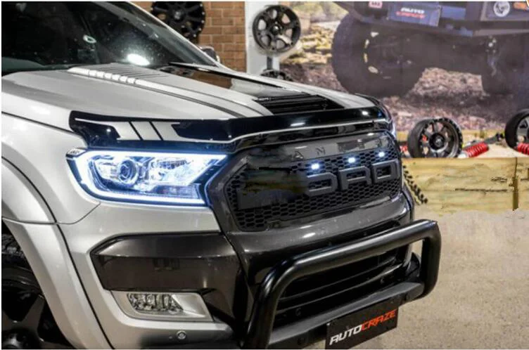 2 шт. светодиодный дневного света для Ford Everest фара дальнего T7 автомобильные