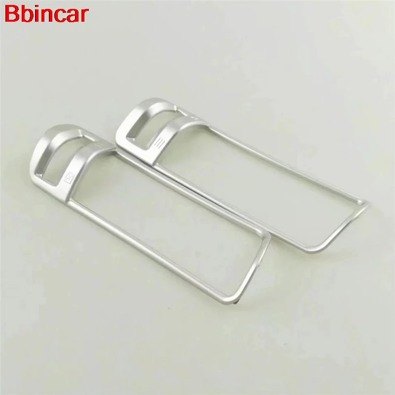 

Bbincar B Pillar Interior ABS Chrome Rear Door Side Air Vent Outlet Cover Trim Sticker 2pcs FOR HONDA URV UR-V 2017