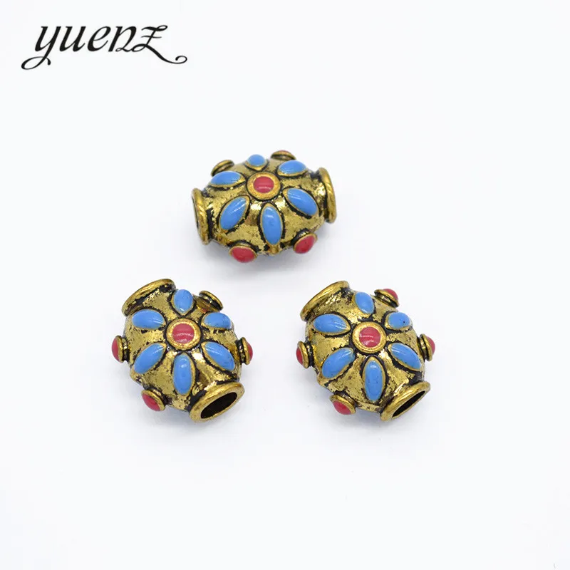 YuenZ, 10 шт., Европейский искусственный перегородчатый стиль, эмалированные бусины, антикварное искусственное покрытие для очаровательных браслетов MakingR206