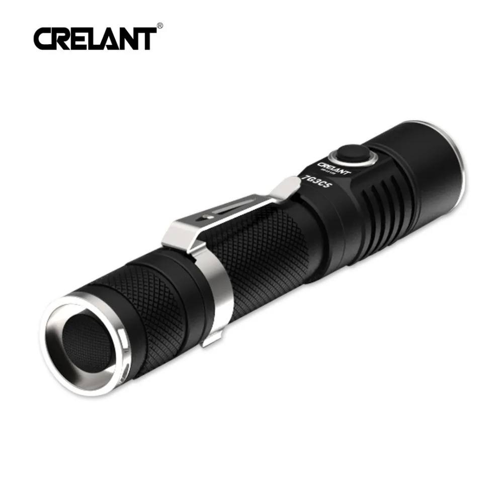 Фонарик Crelant 7G3CS 960 люмен для повседневного использования светодиодный фонарик Cree