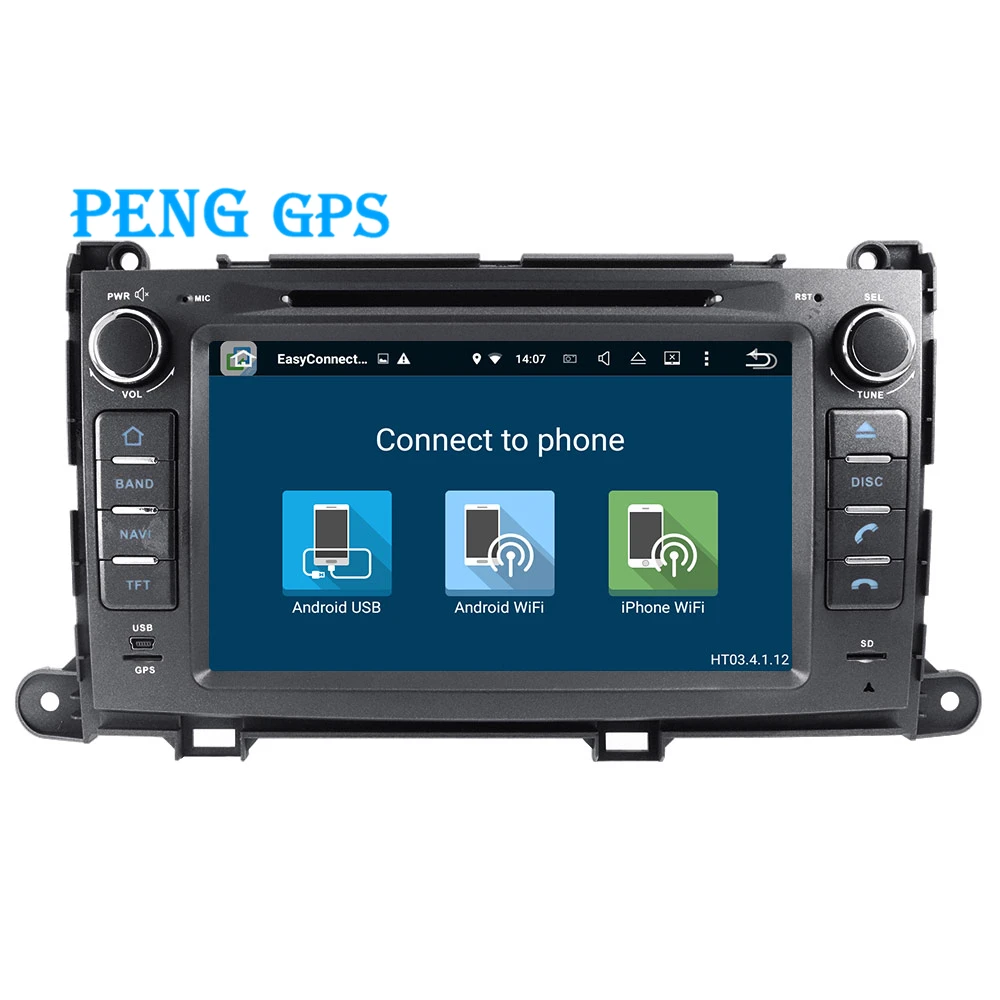 Автомобильный DVD плеер с GPS навигацией для Toyota Sienna 2010 2015 автомобильное аудио