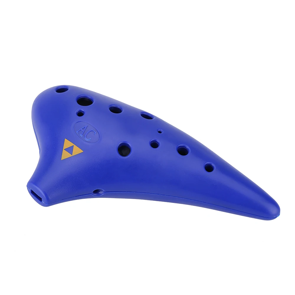 Хит продаж легкая пластиковая флейта Alto C Ocarina с 12 отверстиями для любителей