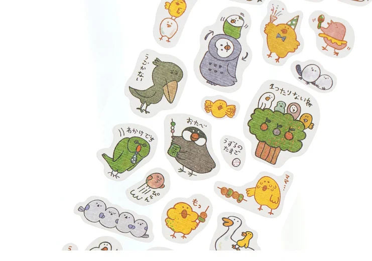 

2pcs Lovely animals food Stickers DIY Diary Scrapbook Notebook Album Cup Phone Decor Sticker Stationery School Supplies