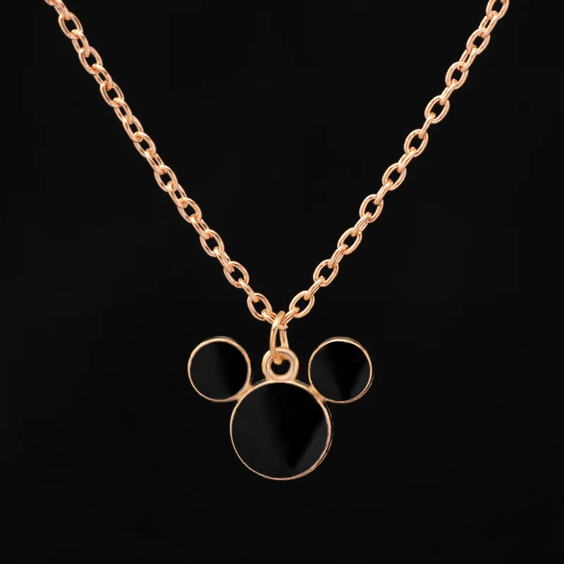 Женский винтажный комплект из колье и серёг с черной подвеской|jewelry sets for women|jewelry
