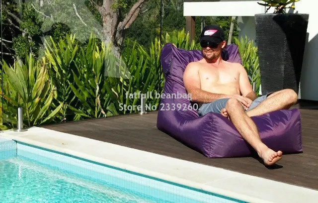 Только Чехол без наполнителя-Фиолетовое уличное Кресло-мешок для мебели